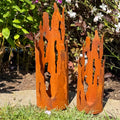 Windlicht in Flammenform - zwei Größen verfügbar