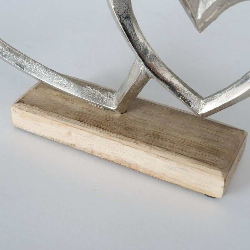 Dekoherz "Miora" aus Holz und Aluminium in 2 Ausführungen