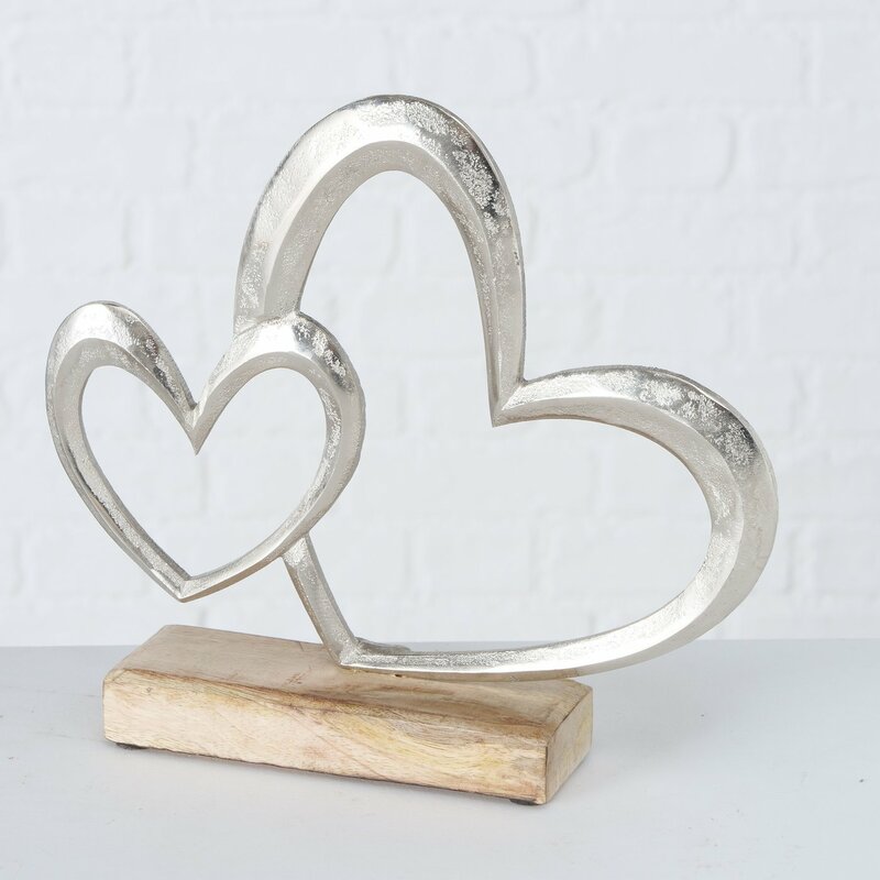 Dekoherz "Miora" aus Holz und Aluminium in 2 Ausführungen