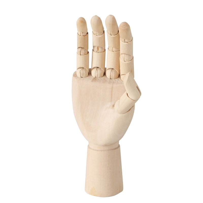 Figur "Hand", verschiedene Größen, voll beweglich