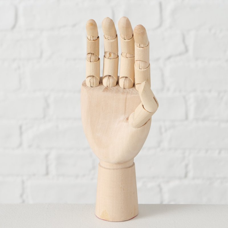 Figur "Hand", verschiedene Größen, voll beweglich
