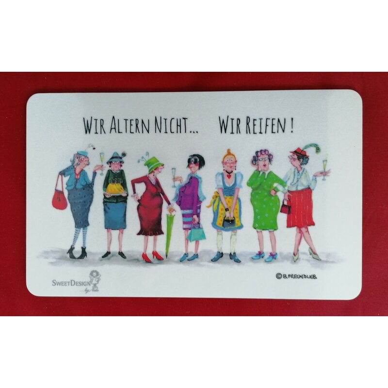 Frühstücksbrettchen "Die Orginalen", aus hochwertigem Melamin
