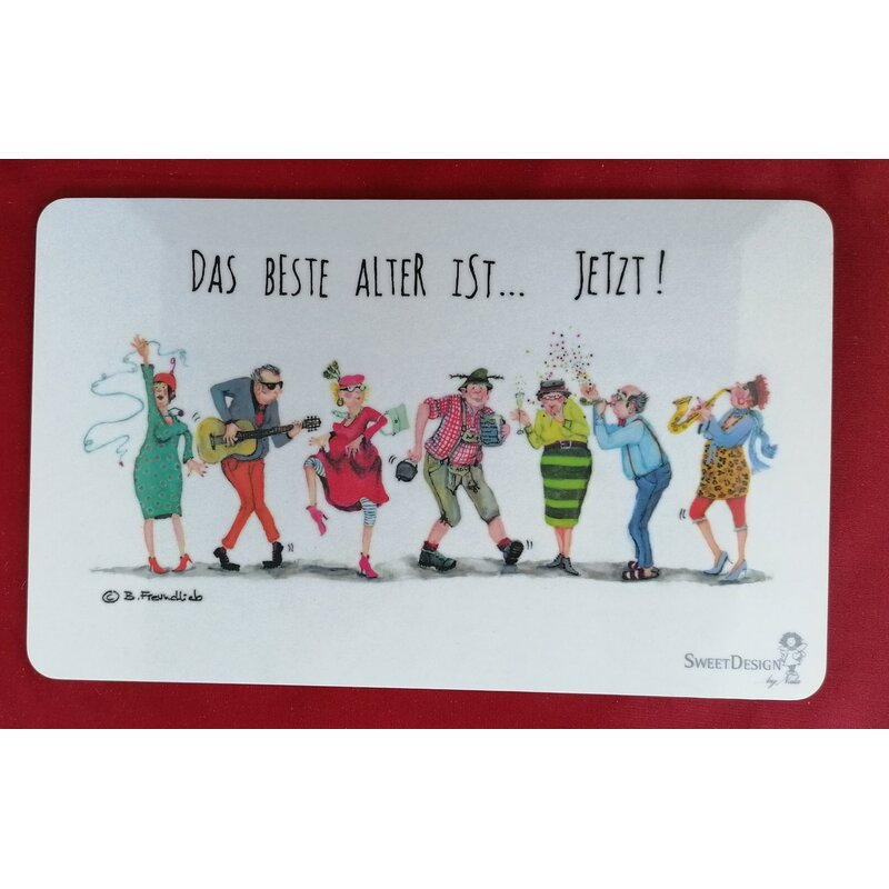 Frühstücksbrettchen "Die Orginalen", aus hochwertigem Melamin