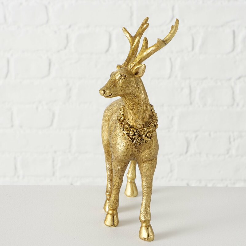 Hirsch "Dalilah", stehend, goldfarbig