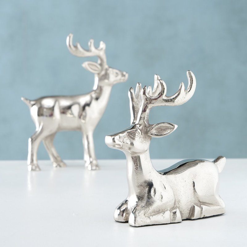 Hirsch "Tuxel", verschiedene Ausführungen, Aluminium vernickelt