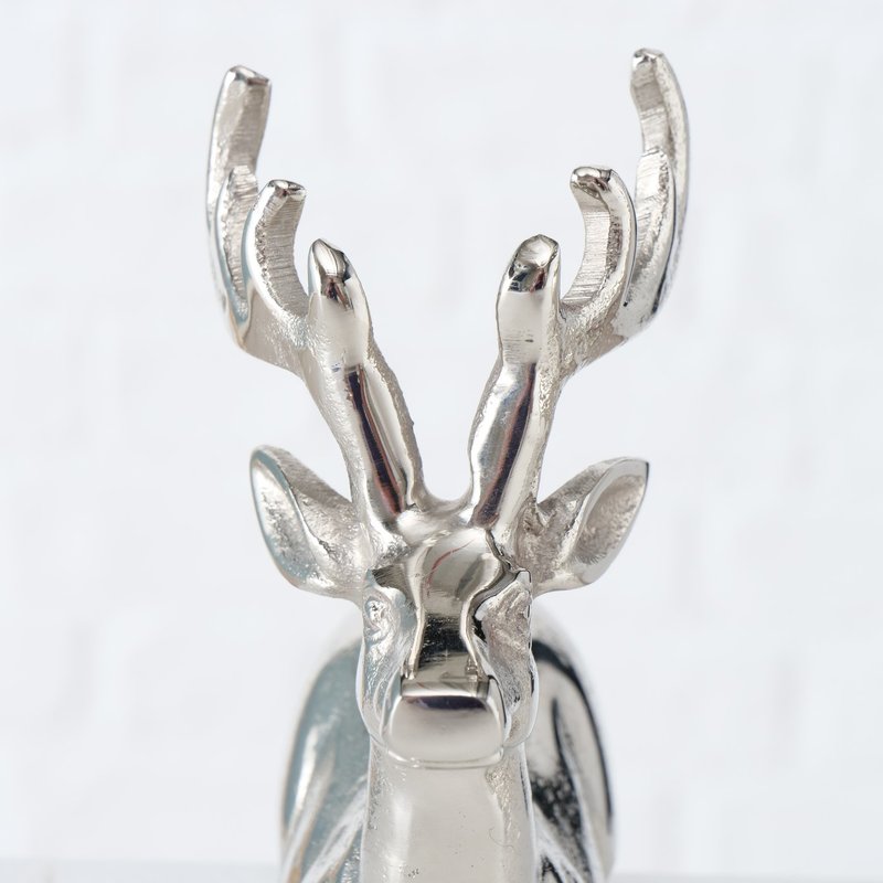 Hirsch "Tuxel", verschiedene Ausführungen, Aluminium vernickelt