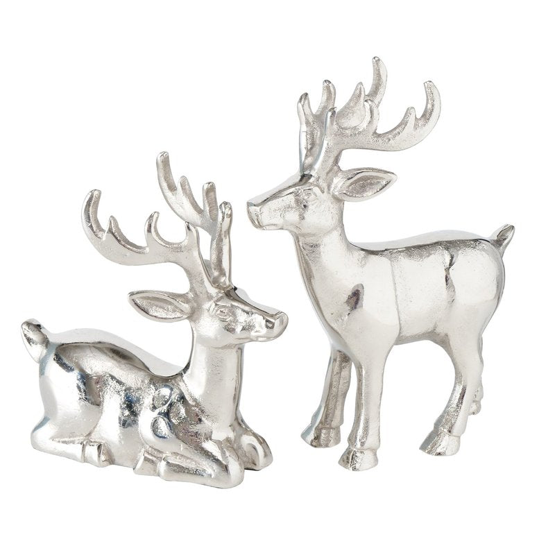 Hirsch "Tuxel", verschiedene Ausführungen, Aluminium vernickelt