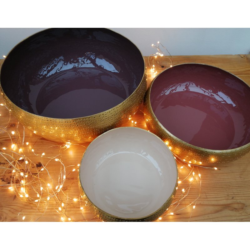 Schale "Vilana" im 3er Set, Durchmesser 17 - 31 cm