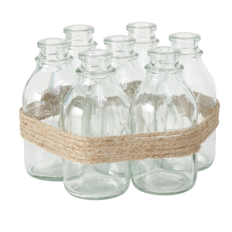 Vase "Aliya", 7-teilig, aus Klarglas