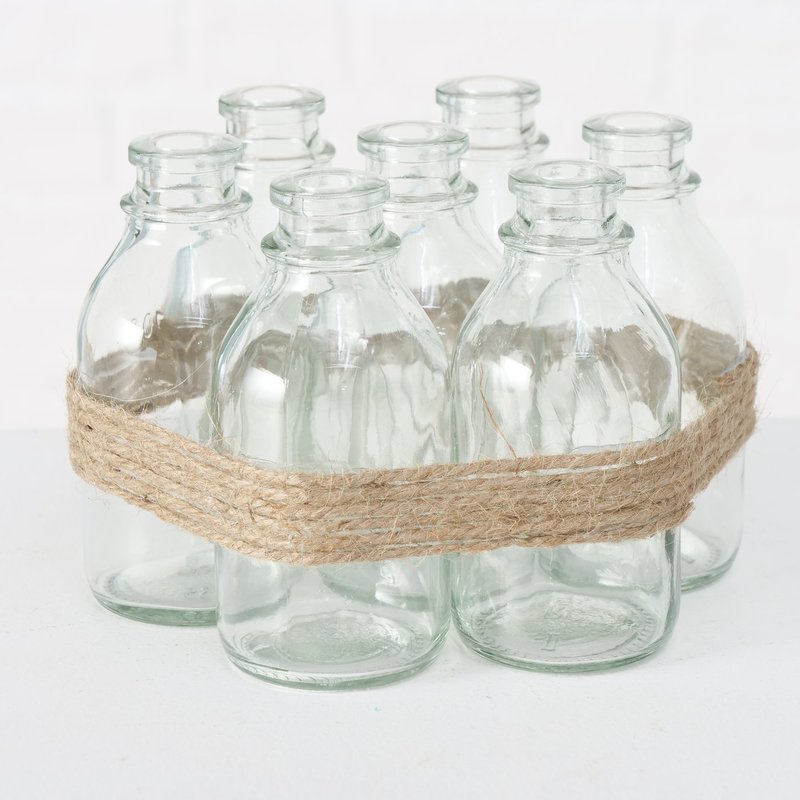 Vase "Aliya", 7-teilig, aus Klarglas