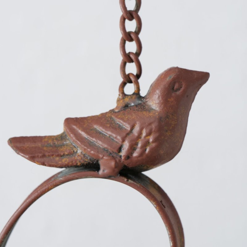 Vogelfutterstation "Clippo" aus Zink, wetterfest, Durchmesser 22 cm