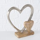 Dekoaufsteller Herz Carolyn,  22 cm hoch