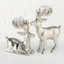 Teelichthalter Hirsch, stehend