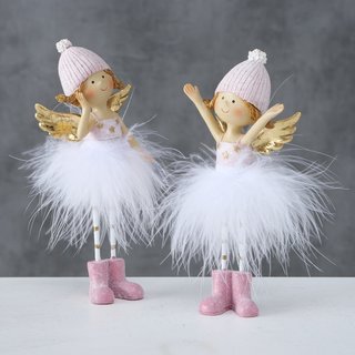 Engel Nanny, Hhe 15 cm, stehend, Figur rechts, aus Kunstharz