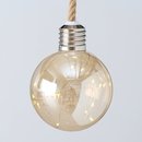 LED Hngelampe Blinker, 12 cm Durchmesser, dunkelgelb...