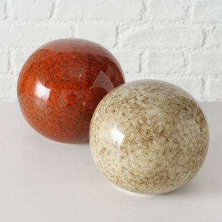 Dekokugel Jany, Rotbraun, 15 cm Durchmesser