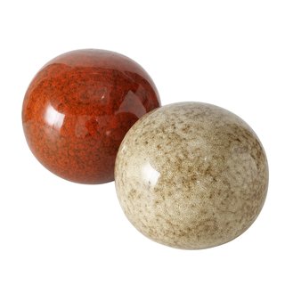 Dekokugel Jany, Rotbraun, 15 cm Durchmesser