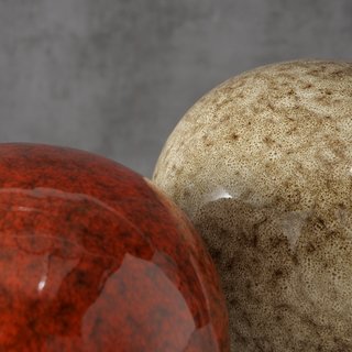 Dekokugel Jany, Rotbraun, 15 cm Durchmesser