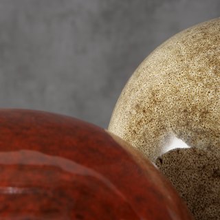 Dekokugel Jany, Rotbraun, 18 cm Durchmesser