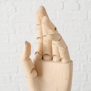 Figur Hand, 32 cm Höhe, Dekoration