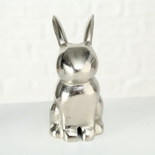 Hase Roger, silberfarbig, im 2-teiligem Set