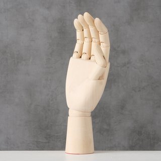 Figur Hand . Höhe 25 cm, voll beweglich