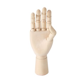 Figur Hand . Hhe 25 cm, voll beweglich