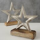 Dekoaufsteller Vernia im 2-teiligem Set aus Aluminium und...