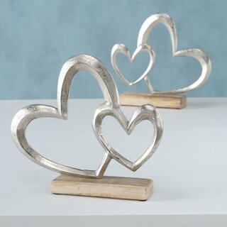 Dekoherz Miora aus Holz und Aluminium in 2 Ausfhrungen