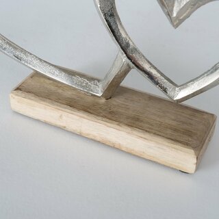 Dekoherz Miora aus Holz und Aluminium in 2 Ausfhrungen
