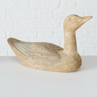 Entenfigur Deliana aus Naturholz, 2-fach sortiert Ente Links