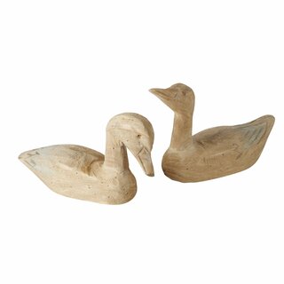 Entenfigur Deliana aus Naturholz, 2-fach sortiert Ente Rechts